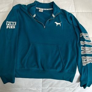 Victoria secret, pink brand 1/4 quarter zip up